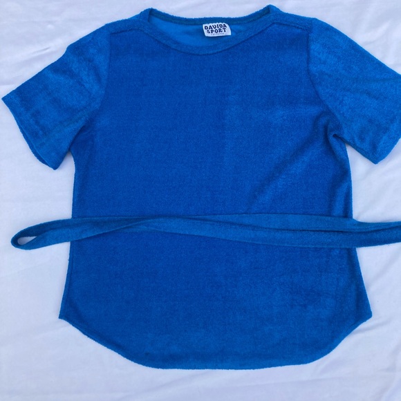 Early 80’s Vintage Davida Sport California Terry Towel Blouse,Women’s Medium - Picture 2 of 5